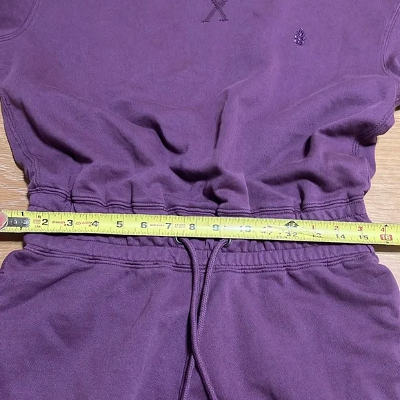 Free people By FP movement women romper Jumpsuit size XS deep purple NWOT - Picture 11 of 16